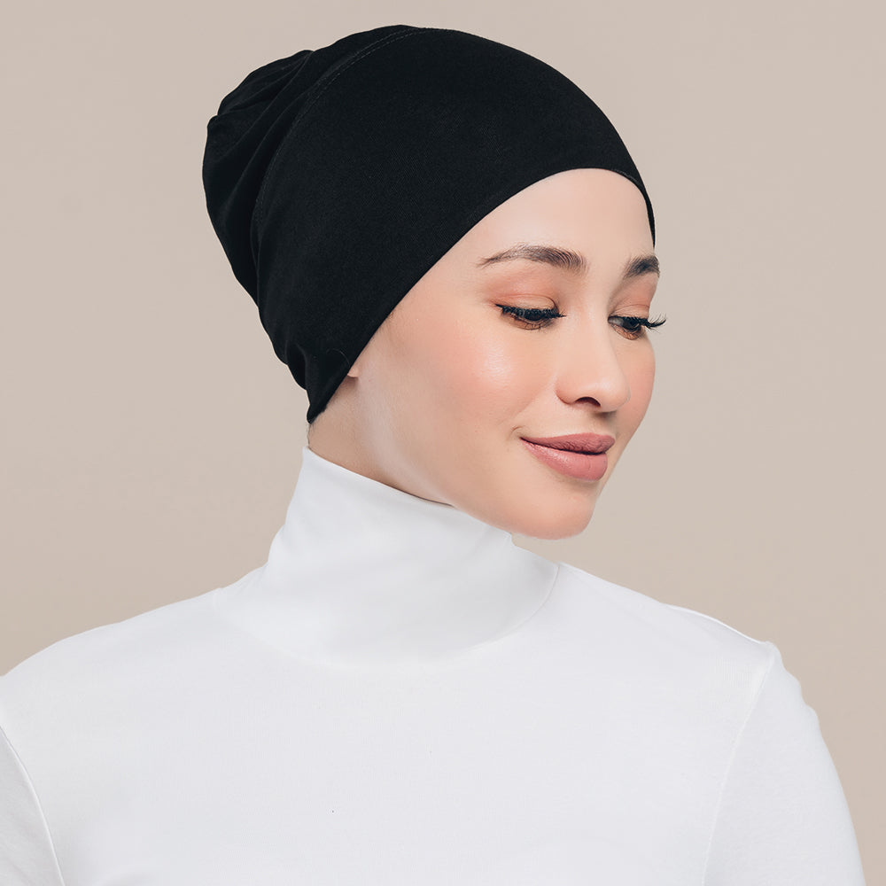 Najwa Inner Softcap in Black w/o inner