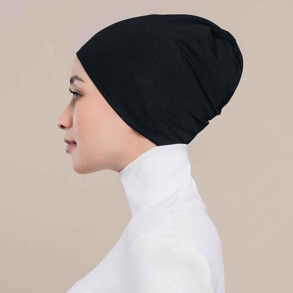 Najwa Inner Softcap in Black w/o inner