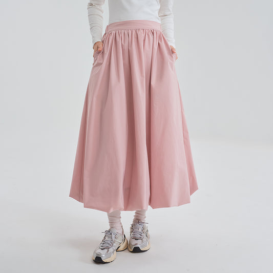 Balloon Skirt in Puce