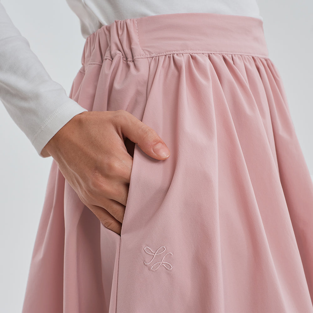 Balloon Skirt in Puce