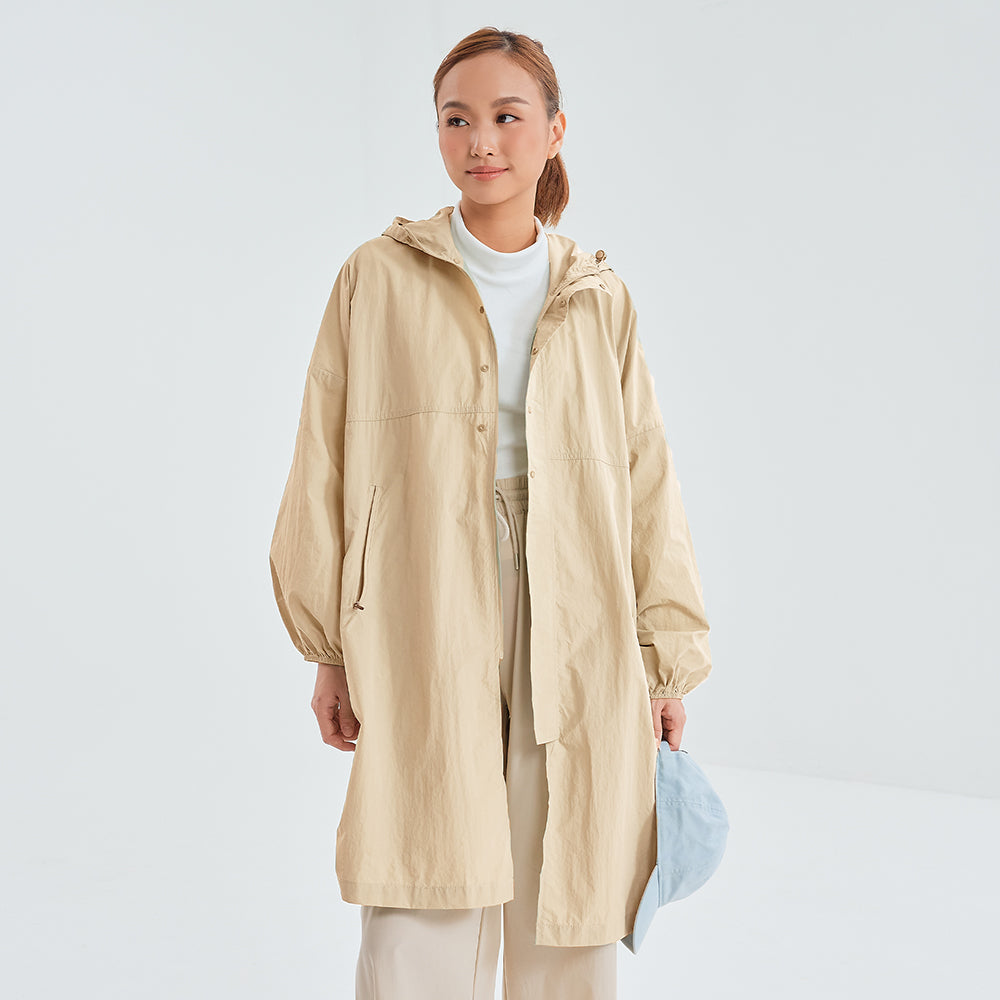 Long Parka in Parmesan