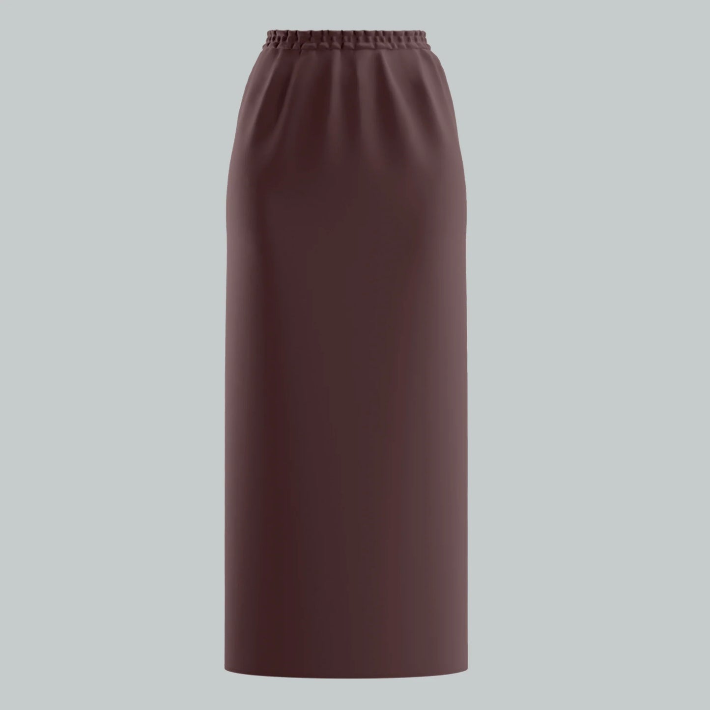 Innerwear Skirt in Dark Brown