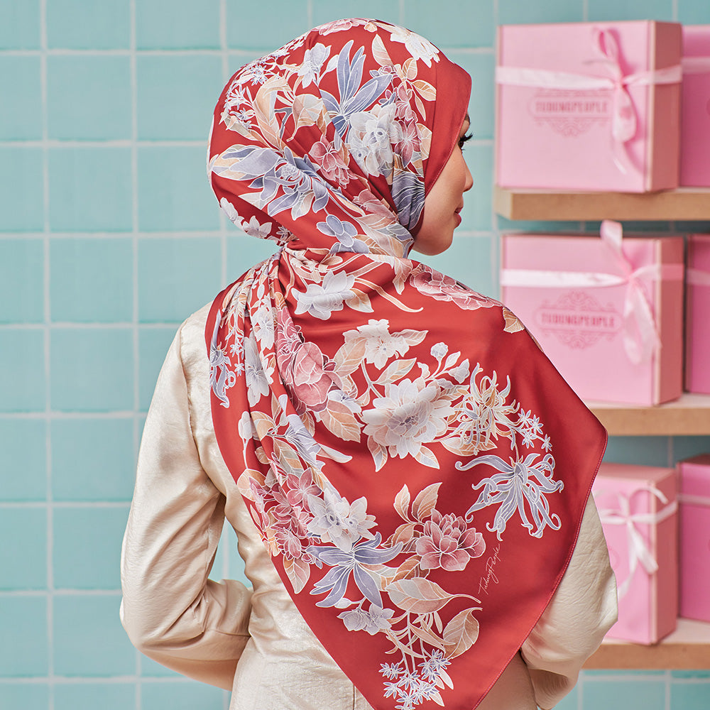 Batik Floral in Red