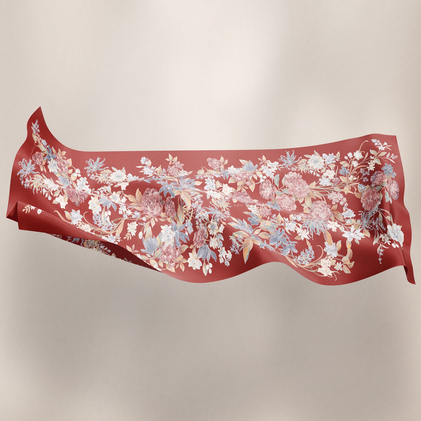 Batik Floral in Red